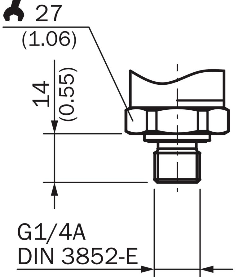 SICK西克 压力传感器 PFT-SCB1X0SG1SSAA5SSZ09 产品结构图